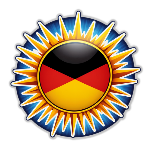 Duitse Vlag met Stralen