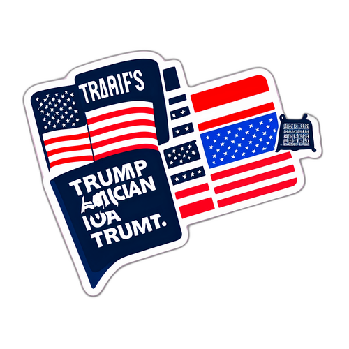 特朗普的關稅貼紙