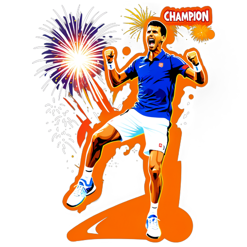 Il Potere della Vittoria: Djokovic Brinda tra Fuochi d'Artificio!