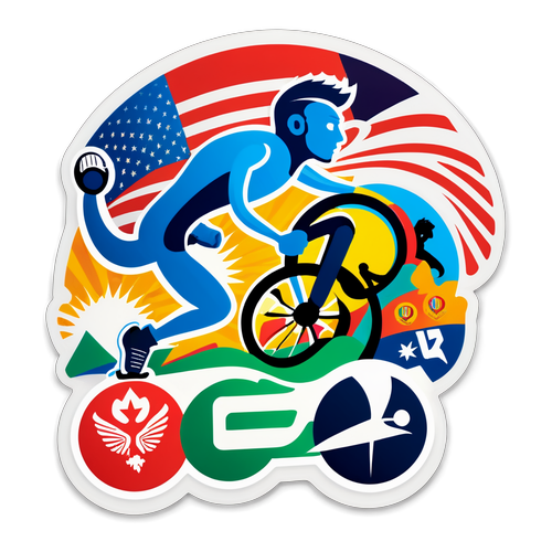 Gemeinsam Stark: Paralympics Teamgeist Sticker