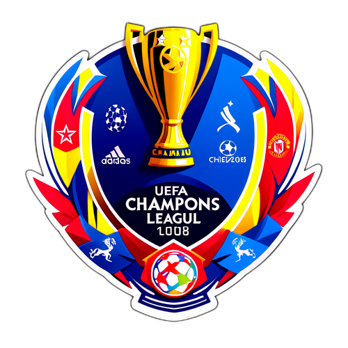 Modern och stilren UEFA Champions League Trofé