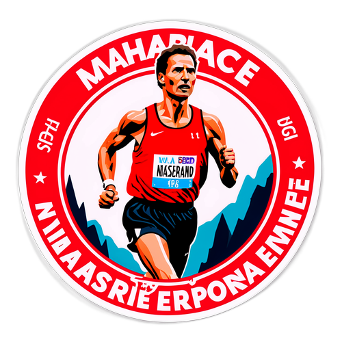 Michael Naseband Marathon Aufkleber
