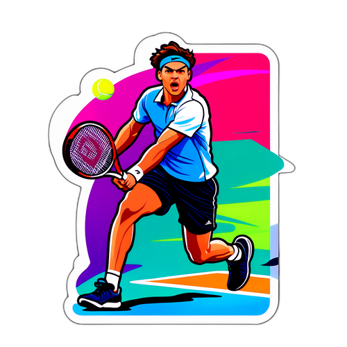 Sportlicher Sticker-Design von Taylor Fritz
