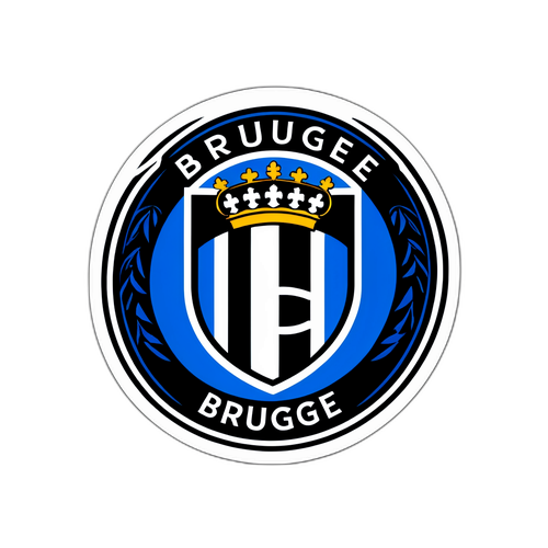 Kibuzi cha Club Brugge Chenye Mandhari ya Bluu na Nyeusi
