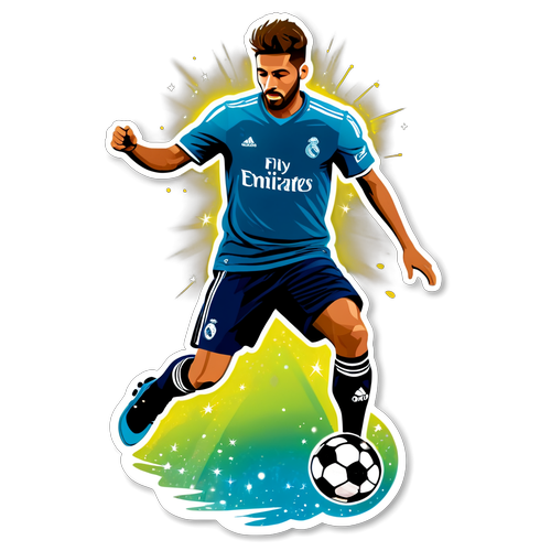 Vibrant Real Madrid klistremerke