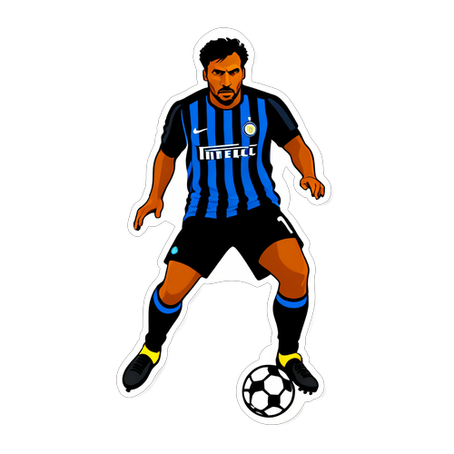 Inter - Roma Dramatic Football Action Sticker