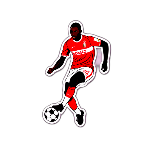 Monaco Fotballspiller i Aksjon