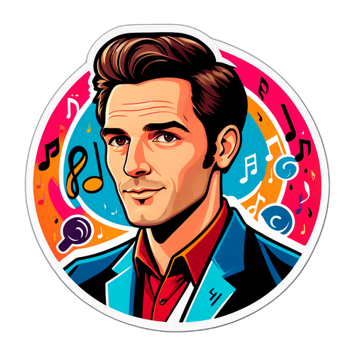Nálepka hudebníka