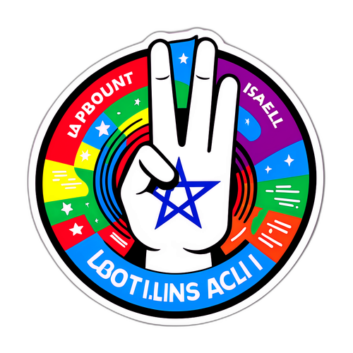 Autocollant pour le boycott d'Israël