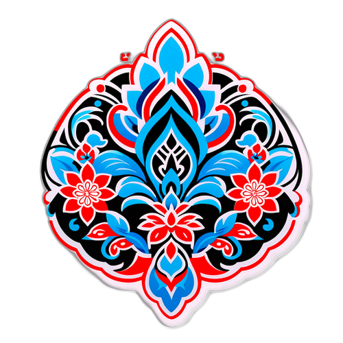전통 패턴 스티커