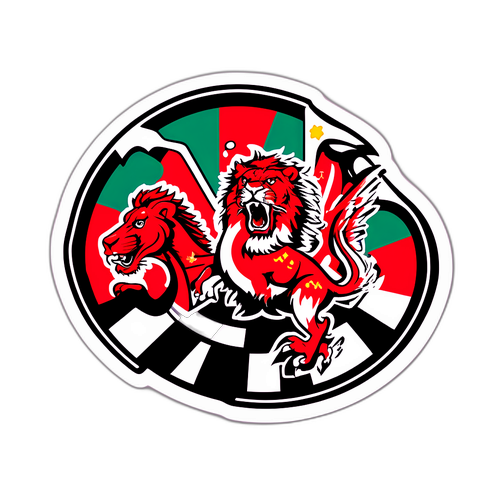 Sticker cu tema meciului Brentford vs. Liverpool