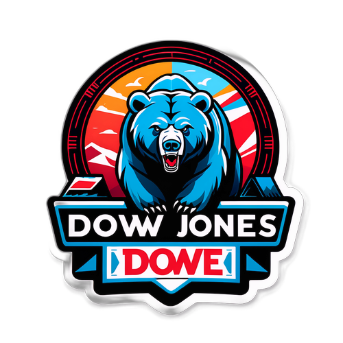 डाउन जोन्स इंडेक्स स्टिकर