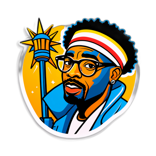 Spike Lee-stílusú matrica híres jelenettel
