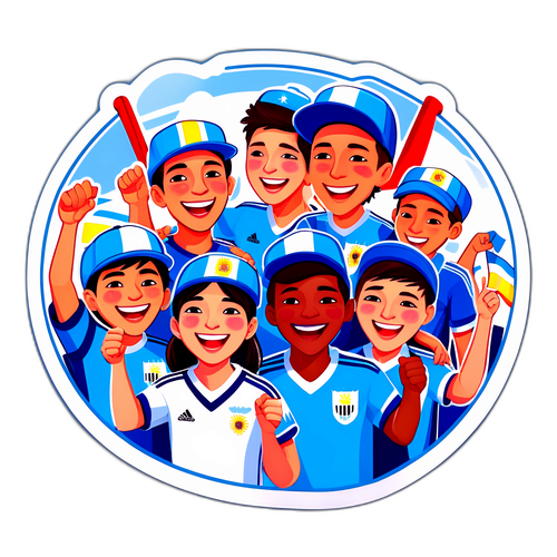 Sticker Merayakan Kecintaan Penyokong Argentina