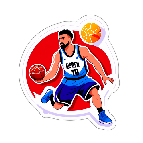 Alperen Şengün Basketbol Sticker