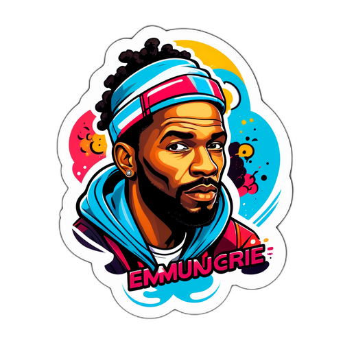 Sticker d'Emmanuel Taché de la Pagerie avec un look urbain et stylé