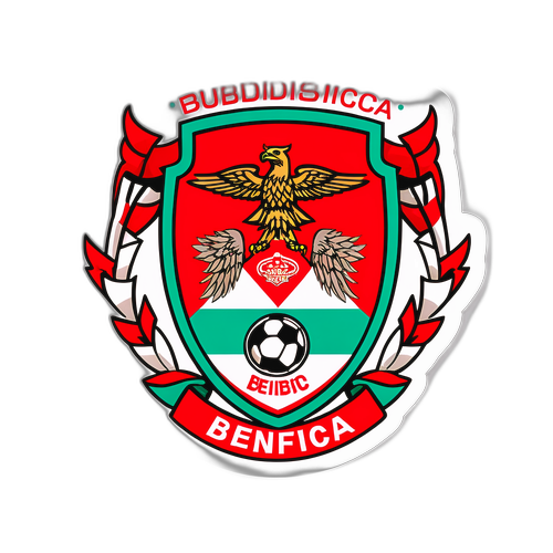 Adesiv cu echipa Benfica în acțiune