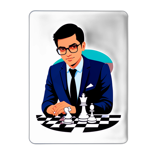विशिष्ट और चिकना चेस स्टिकर