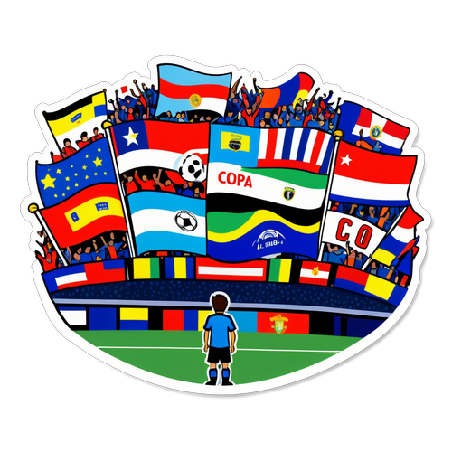Campo de fútbol lleno de espectadores entusiastas