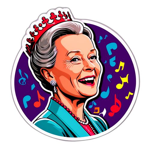 Dronning Margrethe Syngende