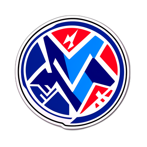 Moderne HSV-Logo-Sticker