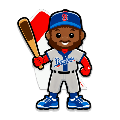 MLB na Sticker ng Jersey