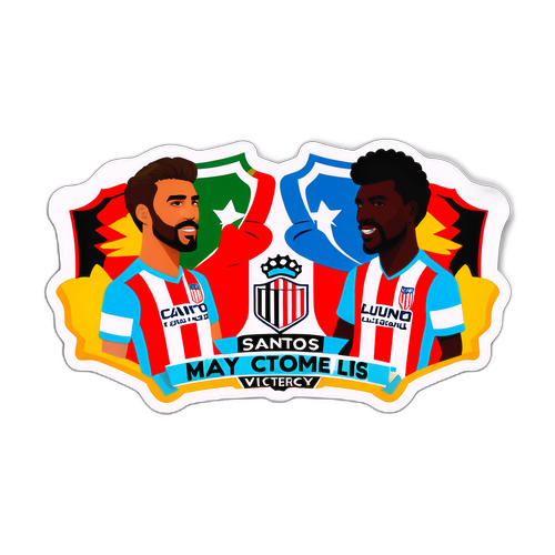 Adesivo Dinâmico Santos vs. Atlético San Luis