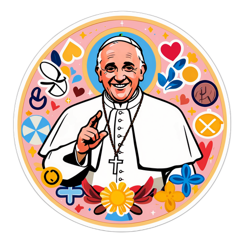 Autocollant de Pape François