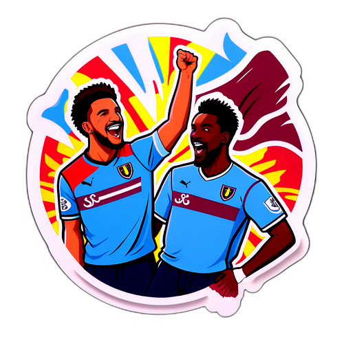 Aston Villa ja RB Salzburg fanit cheeramassa