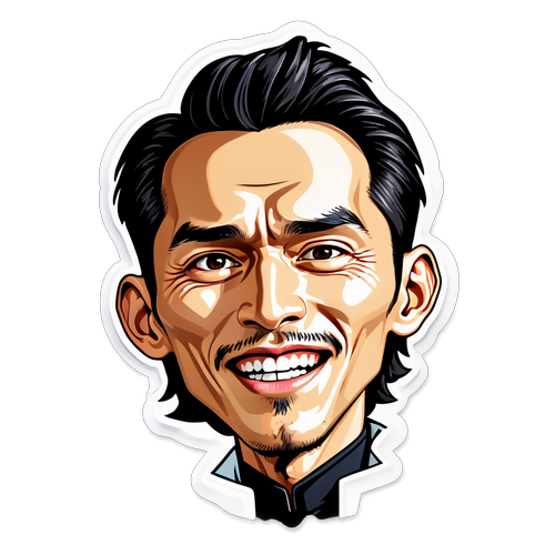 Karikatur Won Bin yang Dramatik