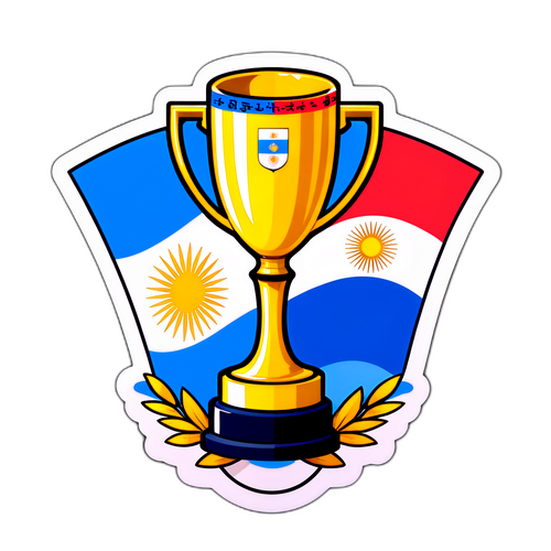 A Adesivo do Troféu da Copa Argentina