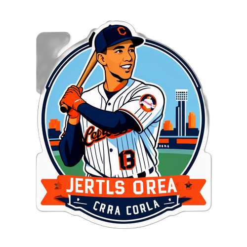 Retro Carlos Correa Jersey Sticker