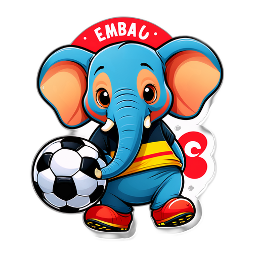 Maschera Elefante Mascotte per Embólo Monaco