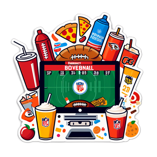 Monday Night Football Fanatic Sticker