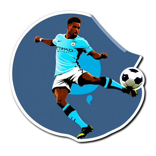 Gempita Manchester City vs Tottenham! Sticker Bola Sepak yang memikat!