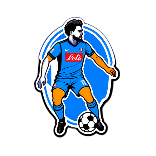 Stiker Napoli Bergaya