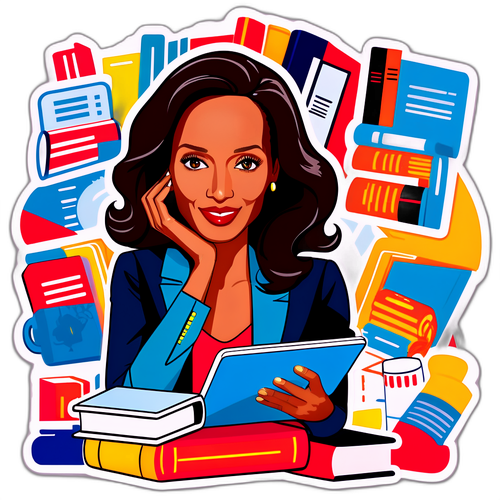 Rula Jebreal in un'Iconica Posizione