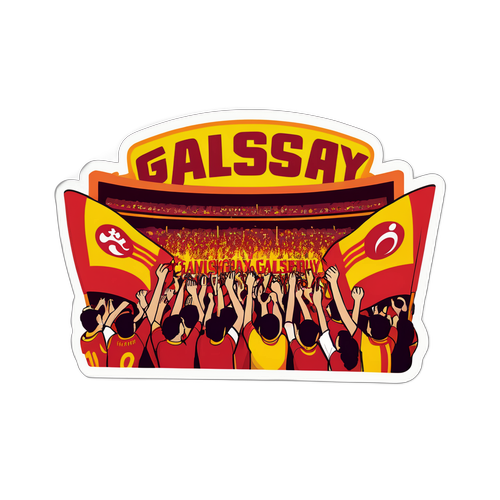 Galatasaray Fans Synger og Hejser