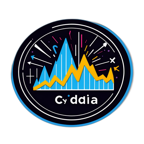 Stiker Tema Keuangan Modern