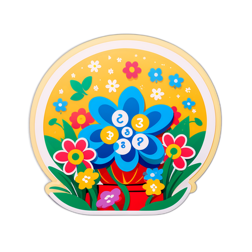 Vé số trong vườn hoa