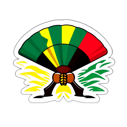 Design inspiré par les fans avec des drapeaux africains pour l'AFCON