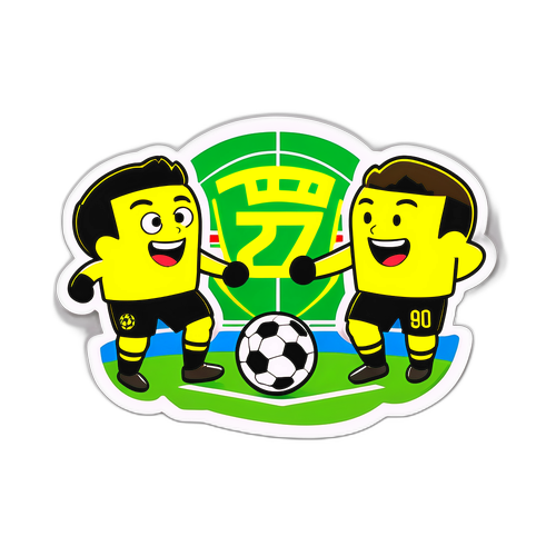 Sticker ya Wachezaji wa Soka