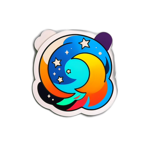 Ikonisches Sticker-Design von Curtis Yarvin