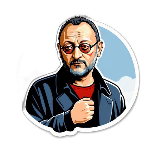 Autocollant de Jean Reno