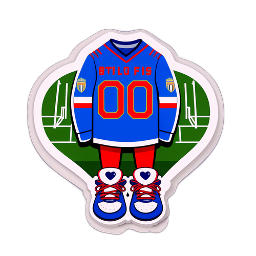 Stiker Cinta Bola Sepak