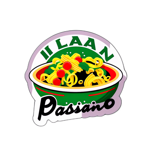 Italiensk Fodbold Kultur Sticker