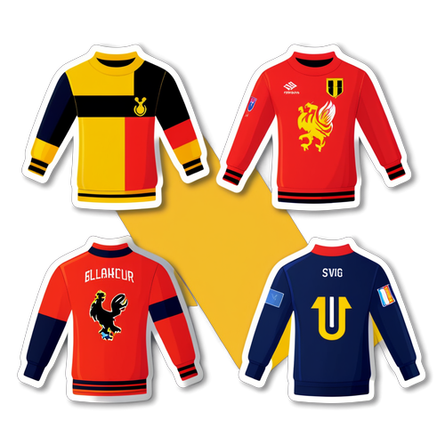 Choc des Sweaters: Quand la France et la Belgique S'Unissent pour le Match! 🇫🇷🇧🇪