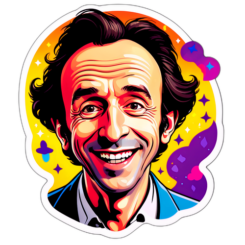 Illustrazione Whimsical di Roberto Benigni