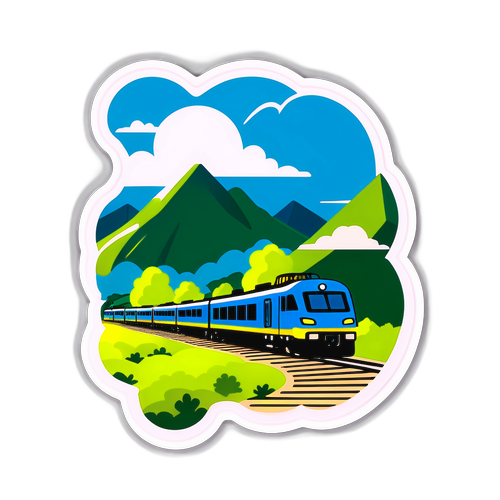 KTX 기차 스티커