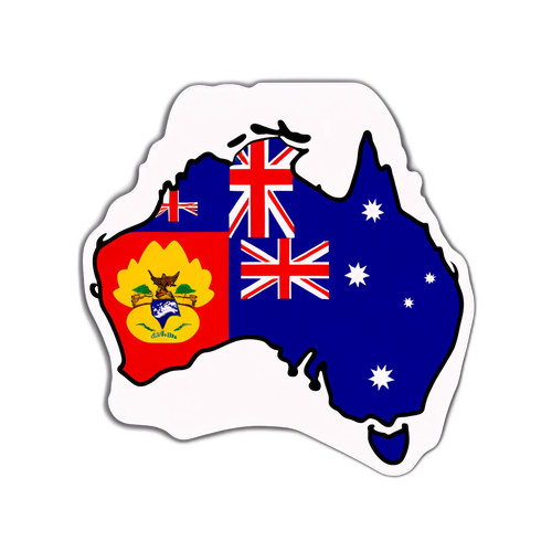 Sticker von Australien mit den Namen vermisster Personen
